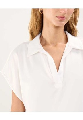 .Blusa Para Mujer M/C Patprimo En Color Blanco #30123386