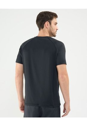 Camiseta Deportiva Cuello En V Para Hombre Negro Patprimo