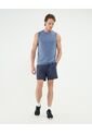 Camiseta Deportiva Jaspeada  Para Hombre Azul Patprimo de Patprimo
