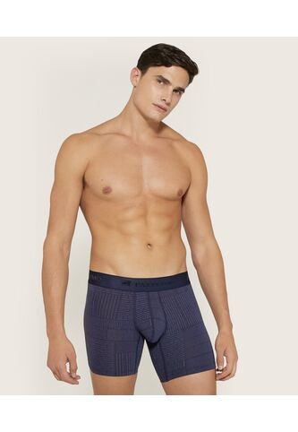 Boxer X1 Para Hombre Fleat Seamer Medio Color Azul Marca Patprimo #44000093 Patprimo