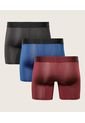 Pantaloncillo X3 Para Hombre Boxer Filete Medio Color Rojo Marca Patprimo #44000448 de Patprimo