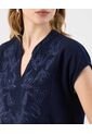 Blusa  Para Mujer Manga Corta Color Azul Marca Patprimo #30123580 de Patprimo