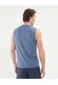 Camiseta Deportiva Jaspeada  Para Hombre Azul Patprimo de Patprimo