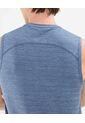 Camiseta Deportiva Jaspeada  Para Hombre Azul Patprimo de Patprimo