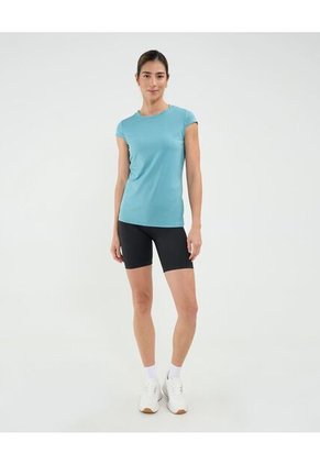 Camiseta Deportiva Manga Casco  Para Mujer Agua Patprimo
