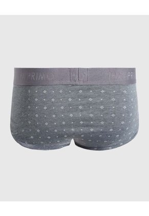 Bóxer Corto Estampado X1 Para Hombre Gris Patprimo