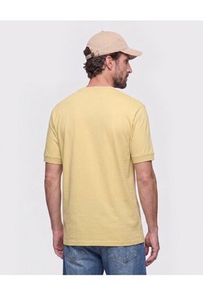 Camiseta Unicolor Básica Para Hombre Amarillo Patprimo