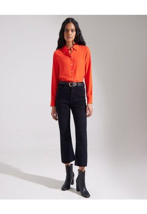 Camisa Para Mujer Manga Larga Color Naranja Marca Patprimo #30010543