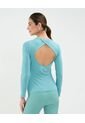 Camiseta Deportiva Con Cut Out  Para Mujer Agua Patprimo de Patprimo