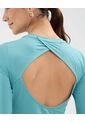 Camiseta Deportiva Con Cut Out  Para Mujer Agua Patprimo de Patprimo