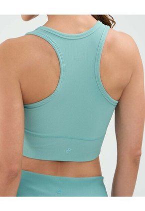 Top Deportivo Acanalado  Para Mujer Agua Patprimo