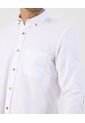 Camisa  Para Hombre Manga Larga Con Bolsillo Cuello B Color Blanco Marca Patprimo #44017334 de Patprimo