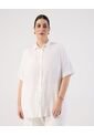 Camisa  Para Mujer Manga Corta Color Blanco Marca Patprimo #14010203 de Patprimo