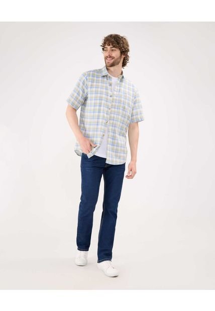 Camisa Para Hombre Manga Corta Con Bolsillo Color Verde  Marca Patprimo #44013041