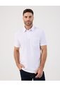 Polo Con Bolsillo   Para Hombre Blanco Patprimo de Patprimo