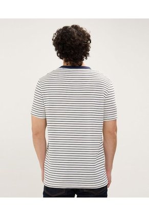 Camiseta Para Hombre Manga Corta Color Crema Marca Patprimo #44090892