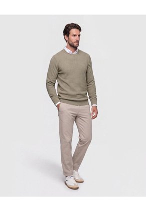 Buzo De Tejido Texturizado Para Hombre Café Patprimo