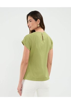 Blusa Para Mujer Manga Corta Color Verde Marca Patprimo #30123537