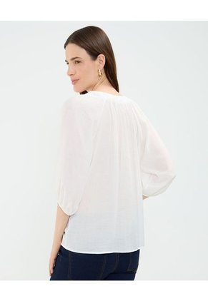 Blusa Para Mujer Manga Larga Color Blanco Marca Patprimo #30123465