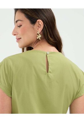 Blusa Para Mujer Manga Corta Color Verde Marca Patprimo #30123537