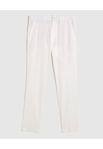 Pantalón Casual Corte Ajustado   Para Hombre Blanco Patprimo Patprimo