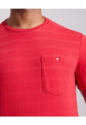 Camiseta Para Hombre Manga Corta Color Rojo  Marca Patprimo #44090819
