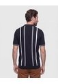 Polo Con Cuello V   Para Hombre Azul Patprimo de Patprimo