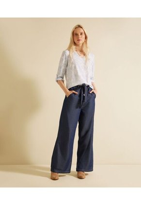 Blusa Para Mujer Manga 3/4 Color Azul  Marca Patprimo #30122897