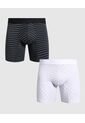 Boxer X2 Para Hombre Fleat Seamer Medio Color Negro Marca Patprimo #44000531 de Patprimo