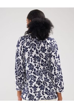 Blusa Para Mujer Manga 3/4 Color Azul  Marca Patprimo #30123271