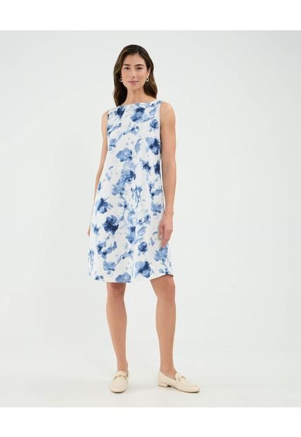 Vestido Para Mujer M/Sisa Medio Color Azul Marca Patprimo #30171036