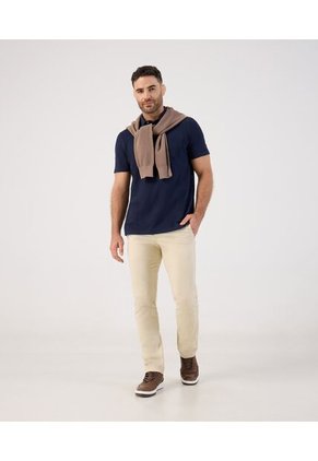 Polo  Para Hombre Cuello Maquina Con Bolsillo Color Azul Marca Patprimo #44117246