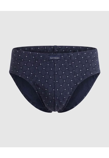 Boxer Corto Estampado  X1 Para Hombre Azul Patprimo
