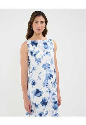 Vestido Para Mujer M/Sisa Medio Color Azul Marca Patprimo #30171036