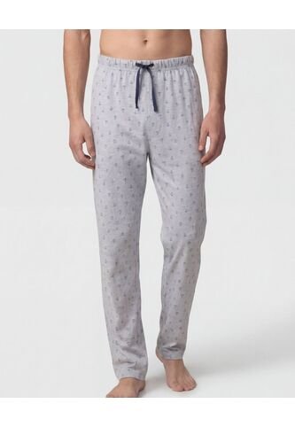 Pijama Con Camiseta De Cuello Redondo   Para Hombre Verde Patprimo Patprimo