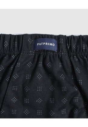 Calzoncillo Clasico Estampado  X1 Para Hombre Negro Patprimo