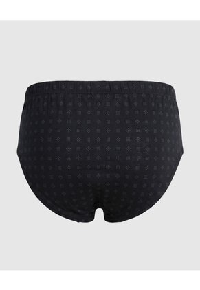 Calzoncillo Clasico Estampado  X1 Para Hombre Negro Patprimo