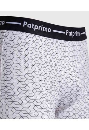 Boxer X1 Para Hombre Filete Medio Color Blanco Marca Patprimo #44000554