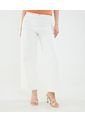 Jean Para Mujer Culotte Color Blanco Marca Patprimo #30160458 de Patprimo
