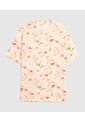 Camiseta  Para Mujer Manga Corta Moda Color Crema Marca Patprimo #14098041 de Patprimo