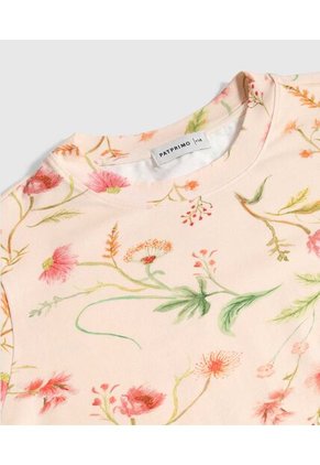 Camiseta  Para Mujer Manga Corta Moda Color Crema Marca Patprimo #14098041
