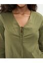 Blusa Bordada   Para Mujer Verde Patprimo de Patprimo