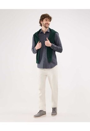 Camisa Para Hombre Manga Larga Sin Bolsillo Color Gris Oscuro Marca Patprimo #44013070