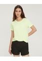 Camiseta Para Mujer Manga Corta Cuello Redondo Color Verde Neon Marca Patprimo #30093456 de Patprimo