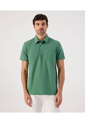 Polo  Para Hombre Cuello Maquina Con Bolsillo Color Verde Marca Patprimo #44111091 Patprimo