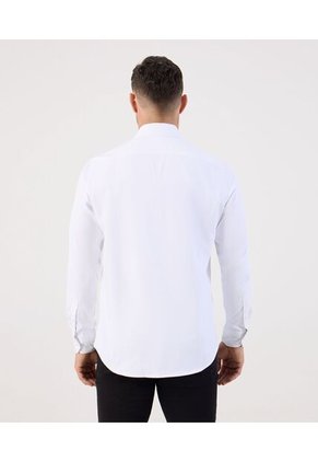 Camisa  Para Hombre Manga Larga Con Bolsillo Cuello I Color Blanco Marca Patprimo #44017339