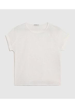 Blusa Para Mujer Manga Corta Color Blanco Marca Patprimo #30127809