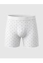 Bóxer Medio Con Estampado  X1 Para Hombre Blanco Patprimo de Patprimo