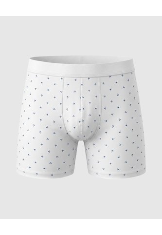 Bóxer Medio Con Estampado  X1 Para Hombre Blanco Patprimo Patprimo