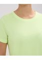 Camiseta Para Mujer Manga Corta Cuello Redondo Color Verde Neon Marca Patprimo #30093456 de Patprimo